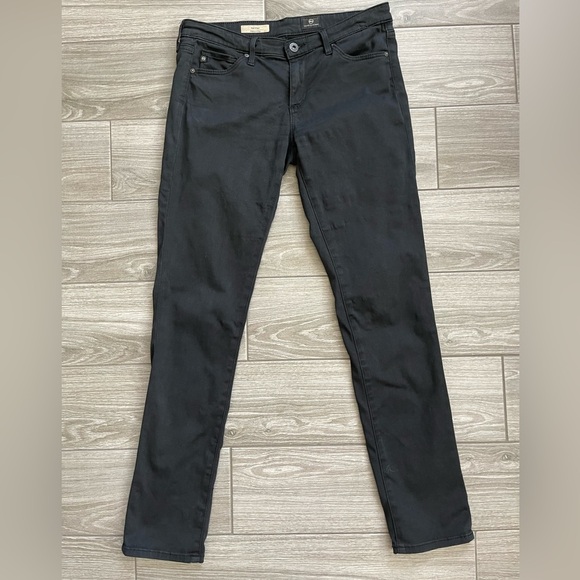 AG Adriano Goldschmed black skinny jeans- cigarette leg ‘the stilt’, size 27••• - Picture 2 of 15